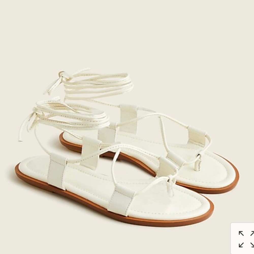 Sorrento lace-up gladiator sandals in leather